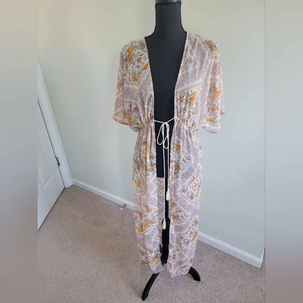 Xhilaration Sheer Cover-up/Duster - Sz M/L